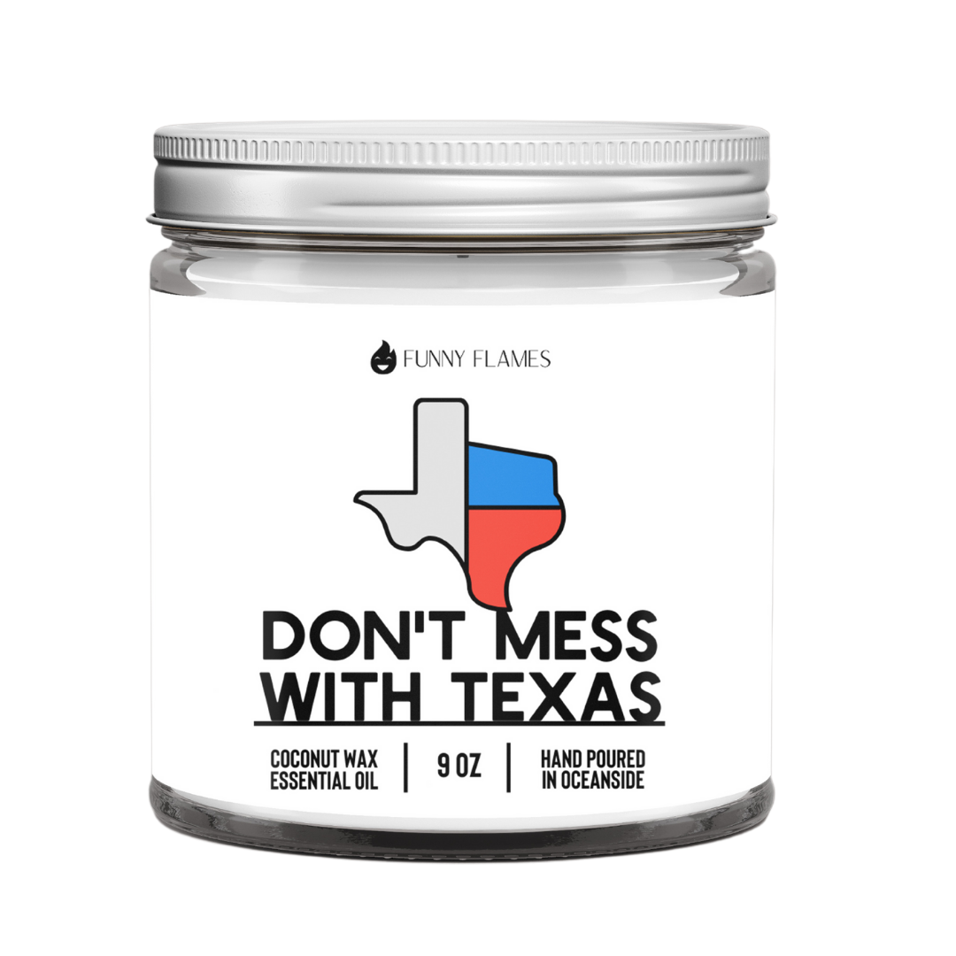 Don't Mess With Texas Lone Star State Candle