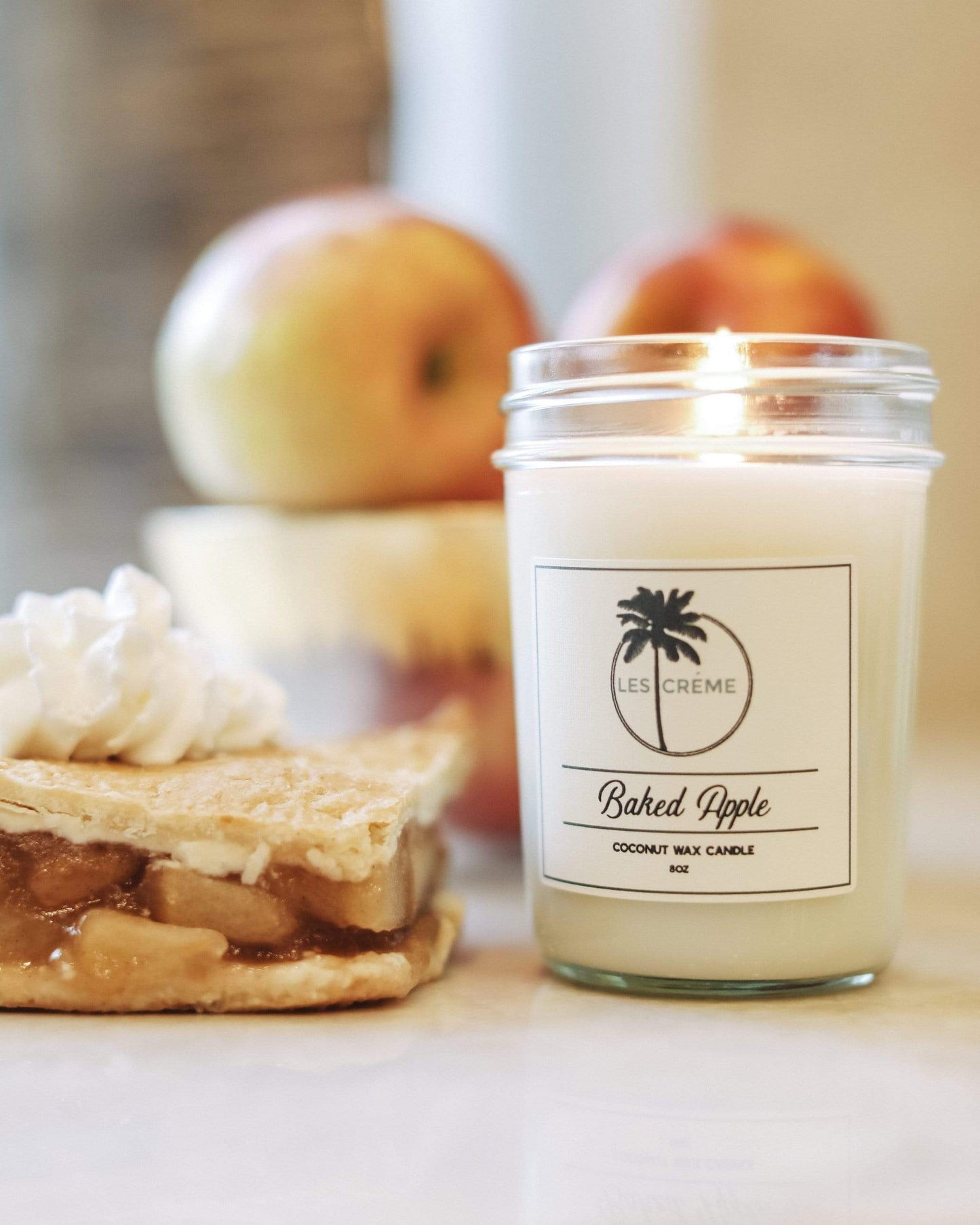 Baked Apple Coconut Wax Essential Oil Candle