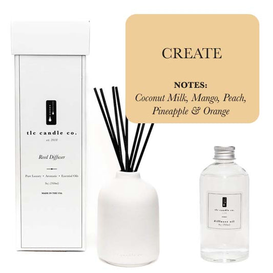 Reed Diffuser  With Essential Oils - Create