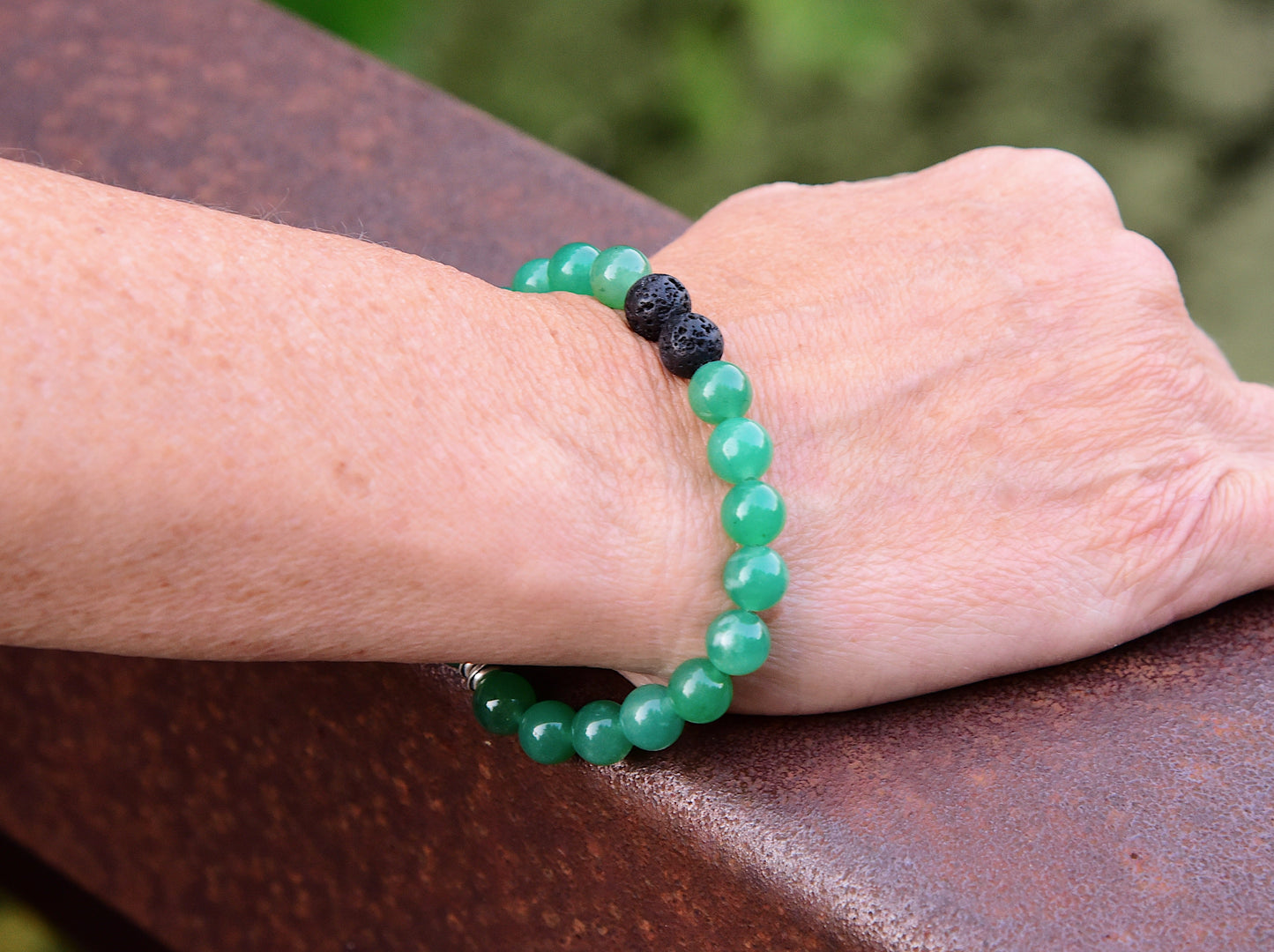 Green Aventurine Stone Bead Bracelet