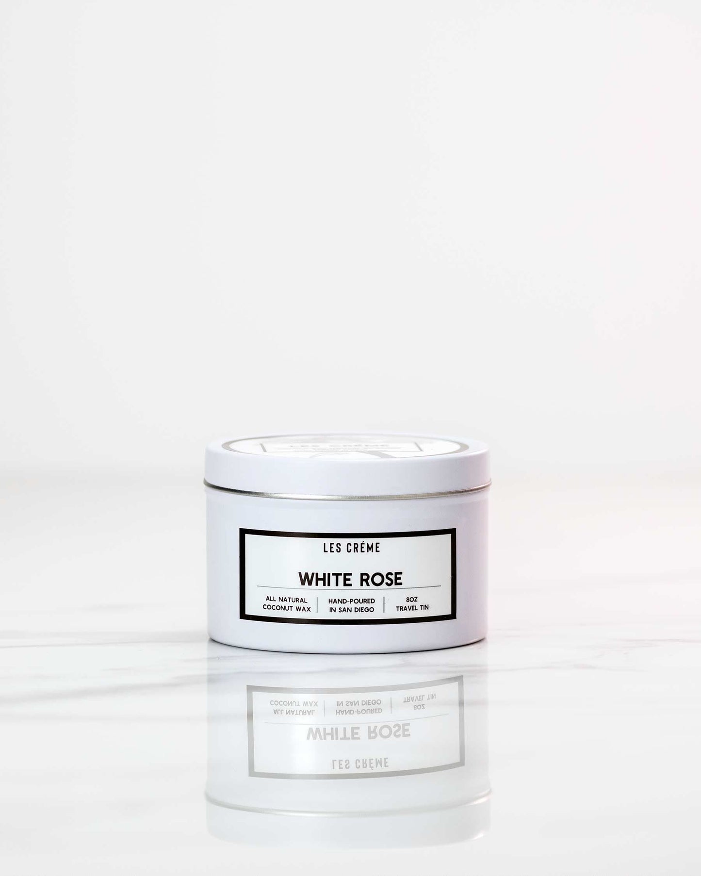 White Rose Coconut Wax Essential Oil Candle