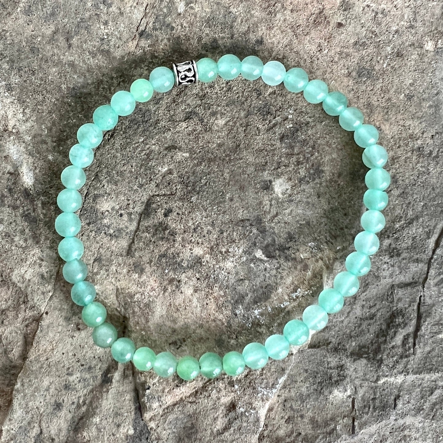 Green Aventurine Stone Bead Bracelet