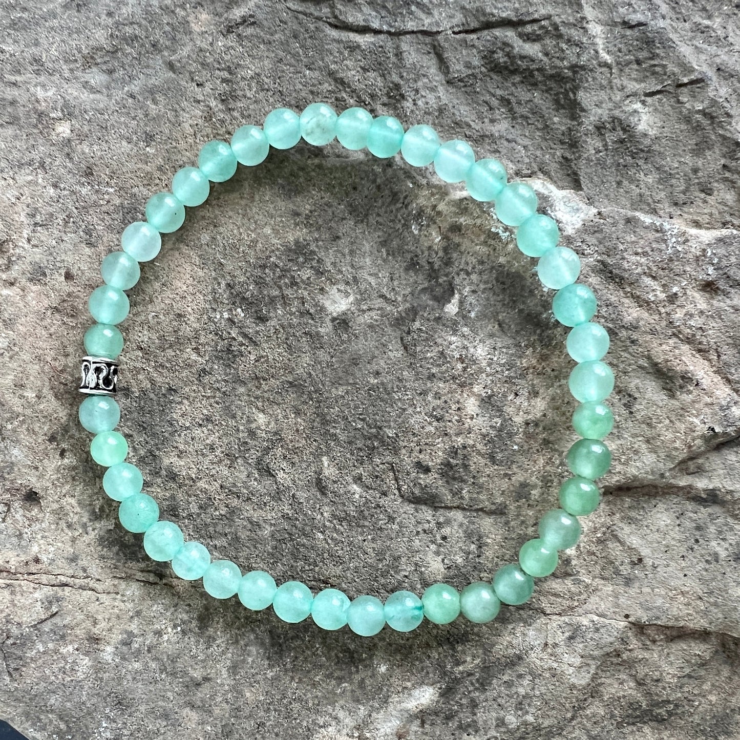 Green Aventurine Stone Bead Bracelet