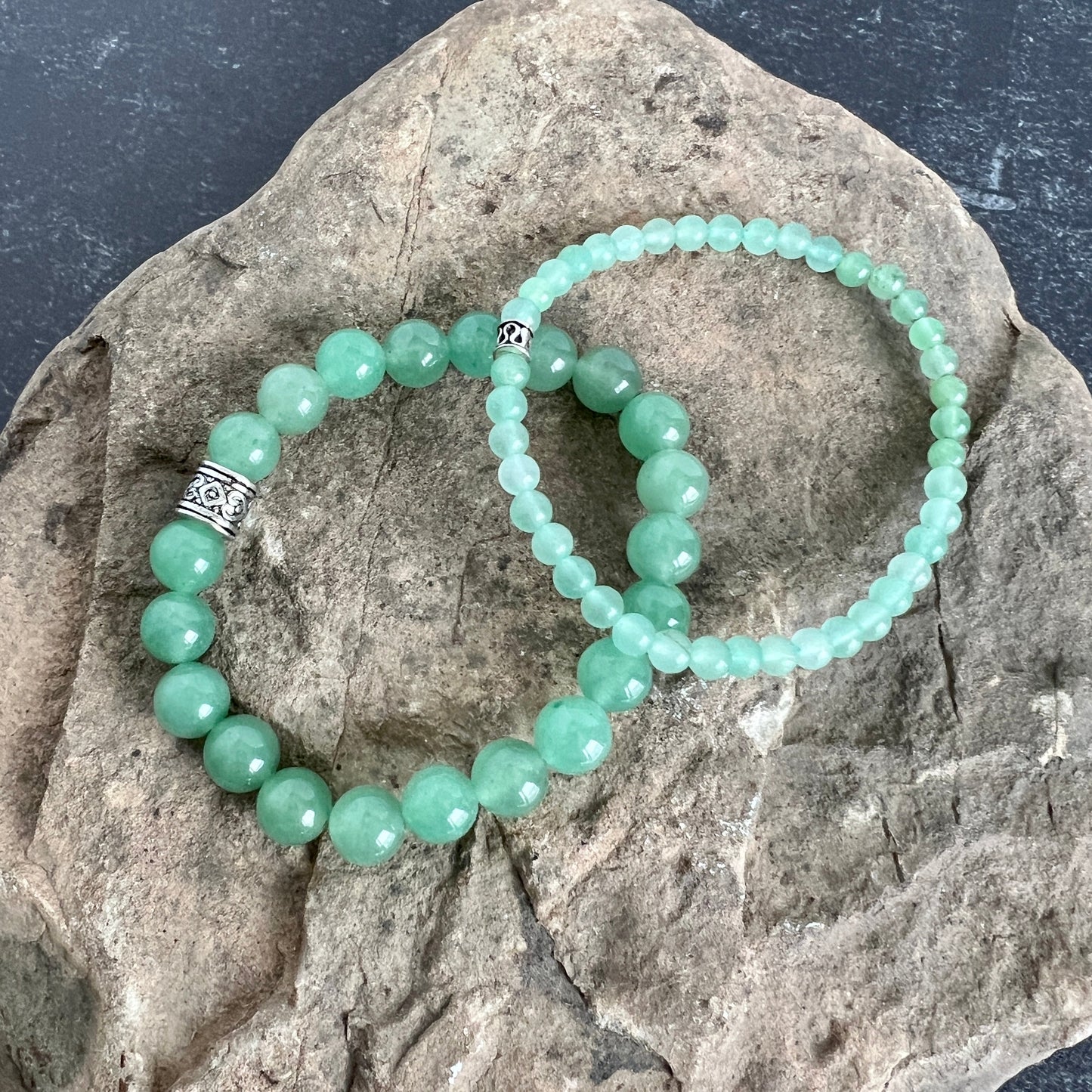 Green Aventurine Stone Bead Bracelet