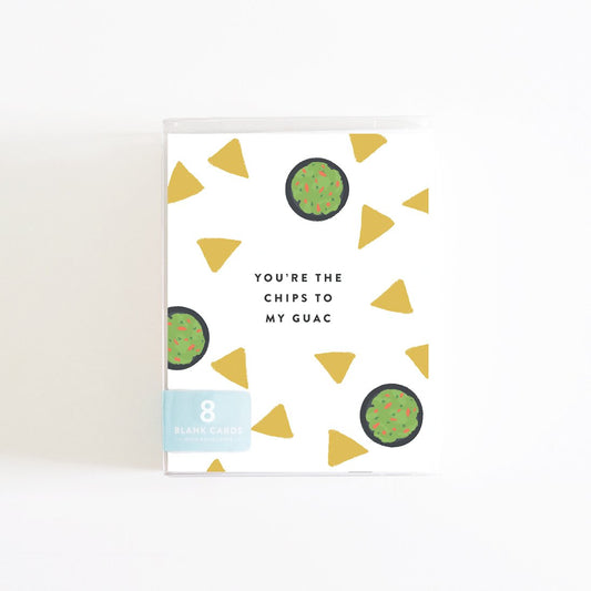 Chips to My Guac(amole) Boxed Set of 8 Cards + Envelopes