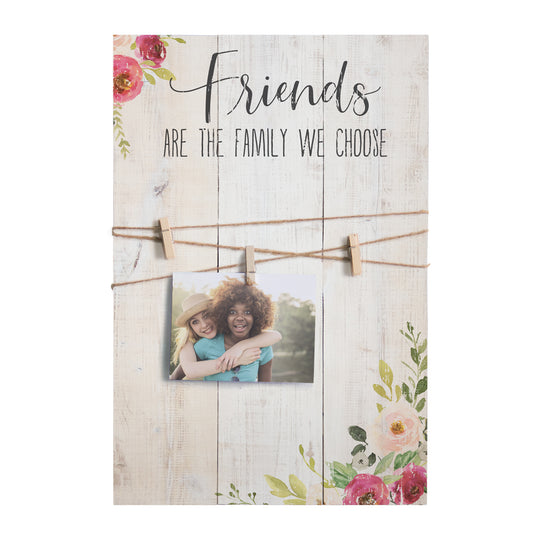 Friends Are Family Rustic Twine Pallet Farmhouse Wall Decor